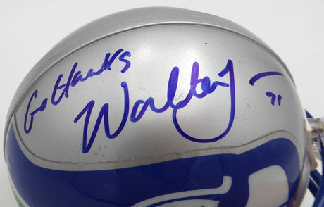 Walter Jones Autographed Seattle Seahawks Mini Helmet "Go Hawks" MCS Holo #64003