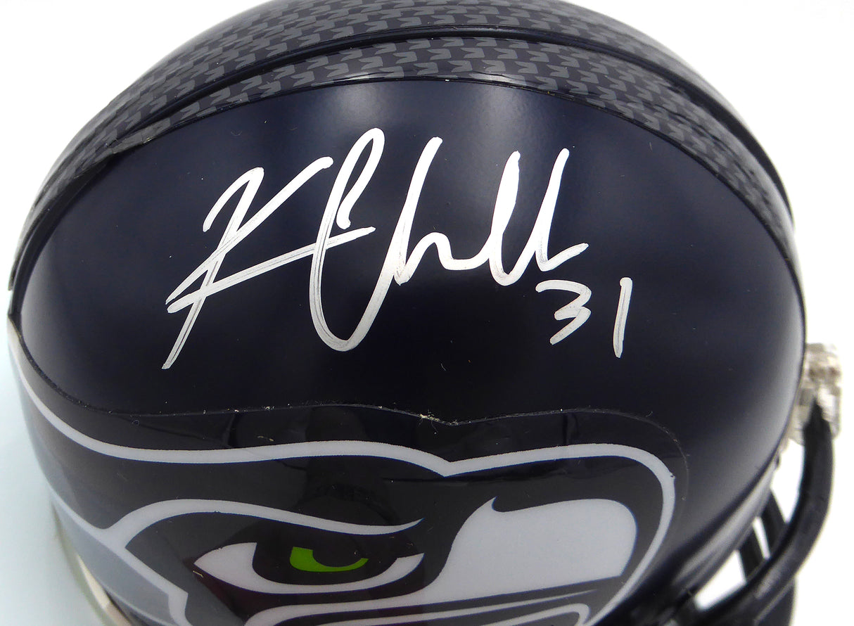Kam Chancellor Autographed Seattle Seahawks Mini Helmet MCS Holo #88480