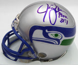 Jim Zorn Autographed Seattle Seahawks Mini Helmet MCS Holo #87257