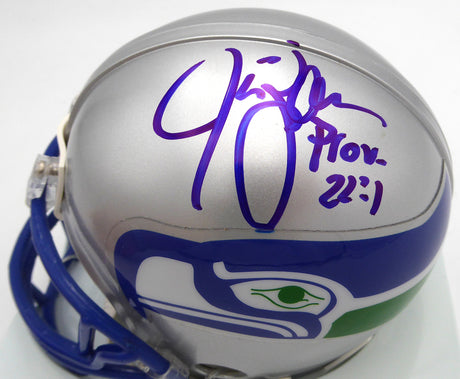 Jim Zorn Autographed Seattle Seahawks Mini Helmet MCS Holo #87257