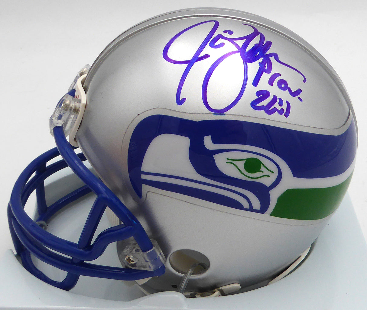 Jim Zorn Autographed Seattle Seahawks Mini Helmet MCS Holo #87256