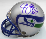 Jim Zorn Autographed Seattle Seahawks Mini Helmet MCS Holo #87256