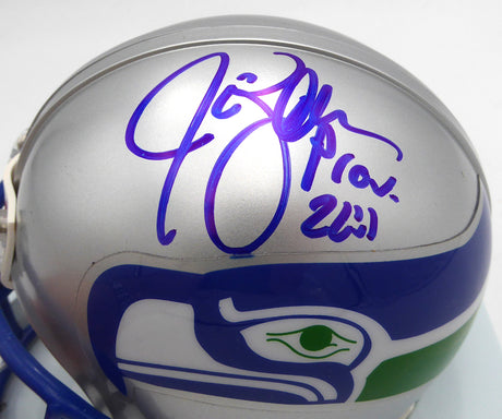 Jim Zorn Autographed Seattle Seahawks Mini Helmet MCS Holo #87256