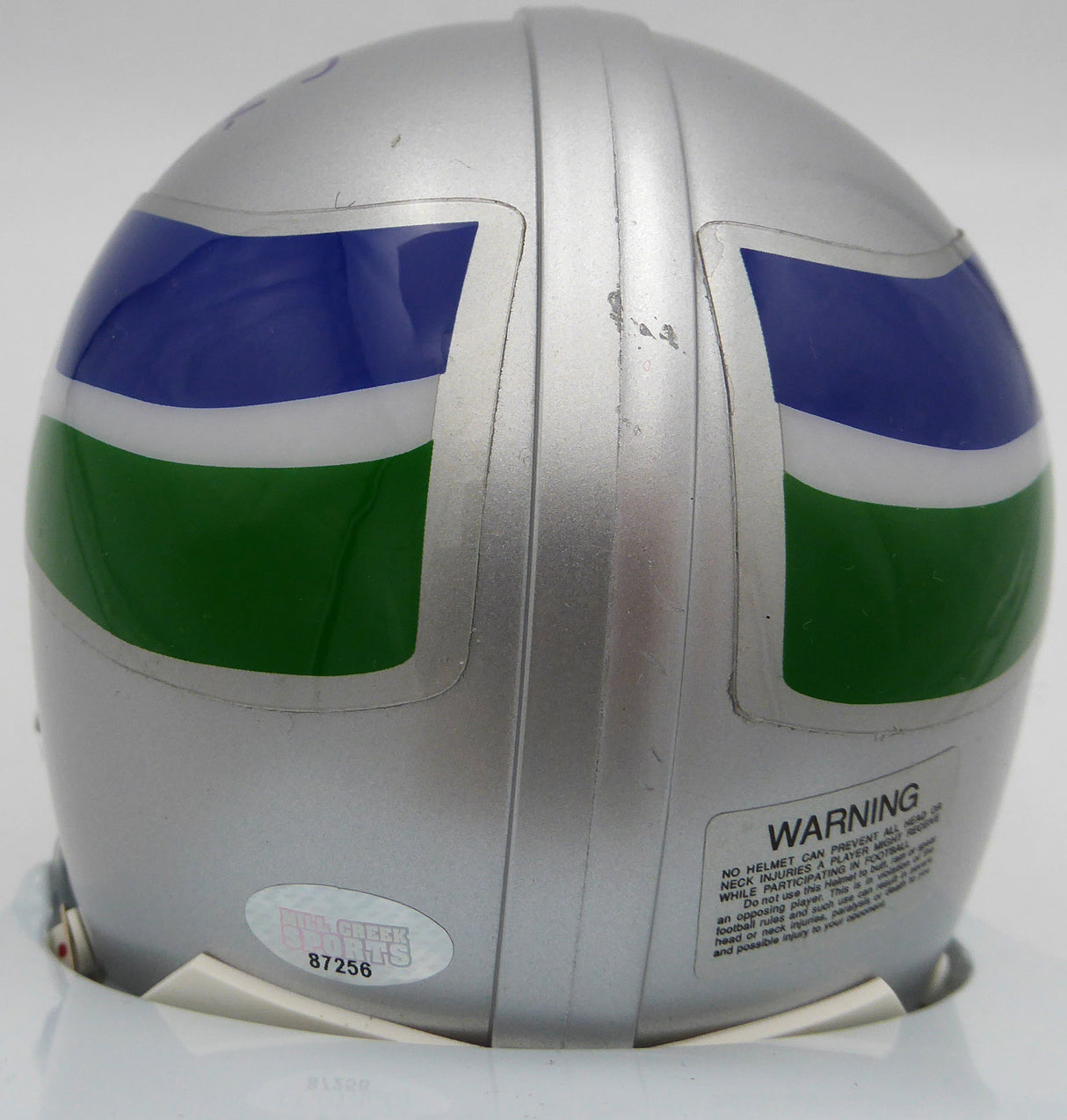 Jim Zorn Autographed Seattle Seahawks Mini Helmet MCS Holo #87256