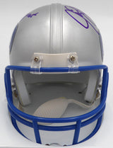 Jim Zorn -To- Steve Largent Autographed Seattle Seahawks Mini Helmet MCS Holo #87254