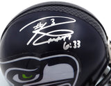 Russell Wilson Autographed Seattle Seahawks Mini Helmet RW Holo #37865