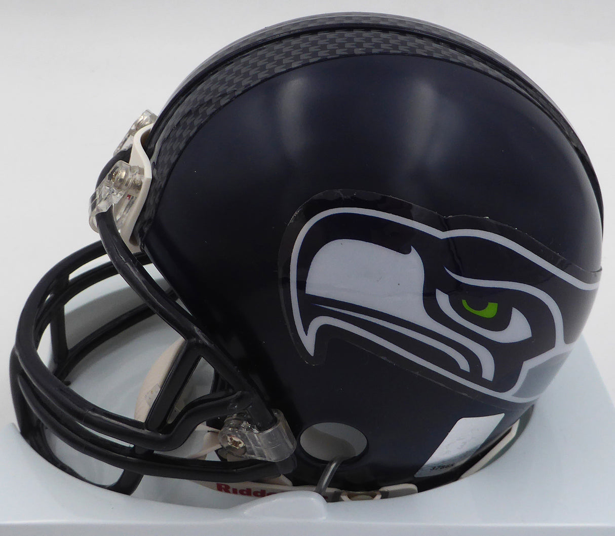 Russell Wilson Autographed Seattle Seahawks Mini Helmet RW Holo #37865