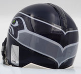 Russell Wilson Autographed Seattle Seahawks Mini Helmet RW Holo #37865