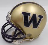 Don James Autographed UW Huskies Mini Helmet MCS Holo #68049