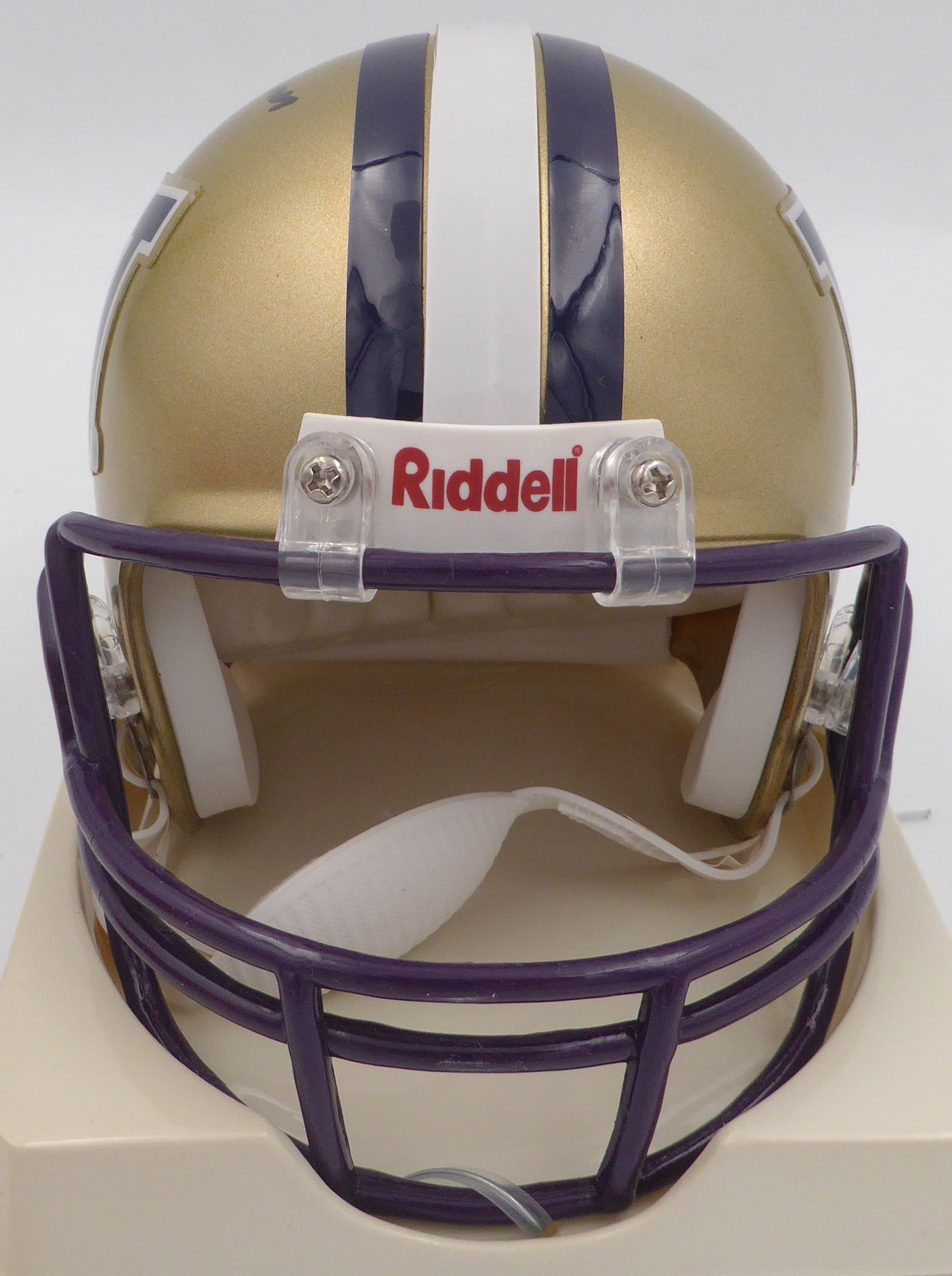 Don James Autographed UW Huskies Mini Helmet MCS Holo #68048