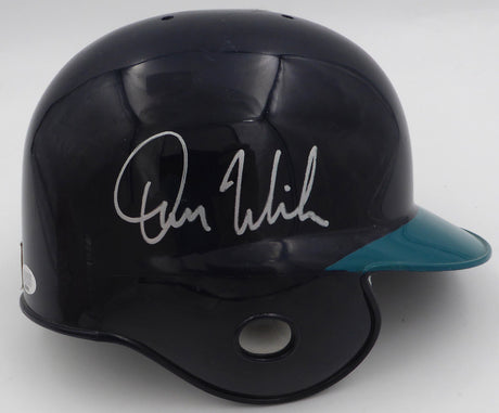 Dan Wilson Autographed Seattle Mariners Mini Batting Helmet MCS Holo #68045