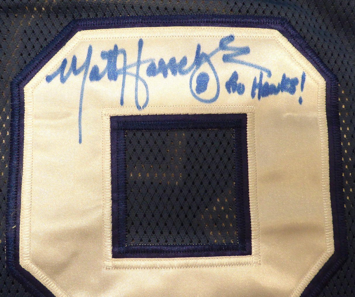 Seattle Seahawks Matt Hasselbeck Autographed Blue Authentic Reebok Jersey MCS Holo #87252