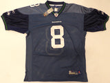 Seattle Seahawks Matt Hasselbeck Autographed Blue Authentic Reebok Jersey MCS Holo #87252