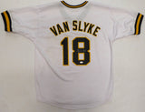 Pittsburgh Pirates Andy Van Slyke Autographed White Jersey JSA #W750656