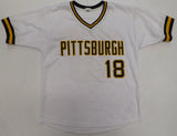 Pittsburgh Pirates Andy Van Slyke Autographed White Jersey JSA #W750656