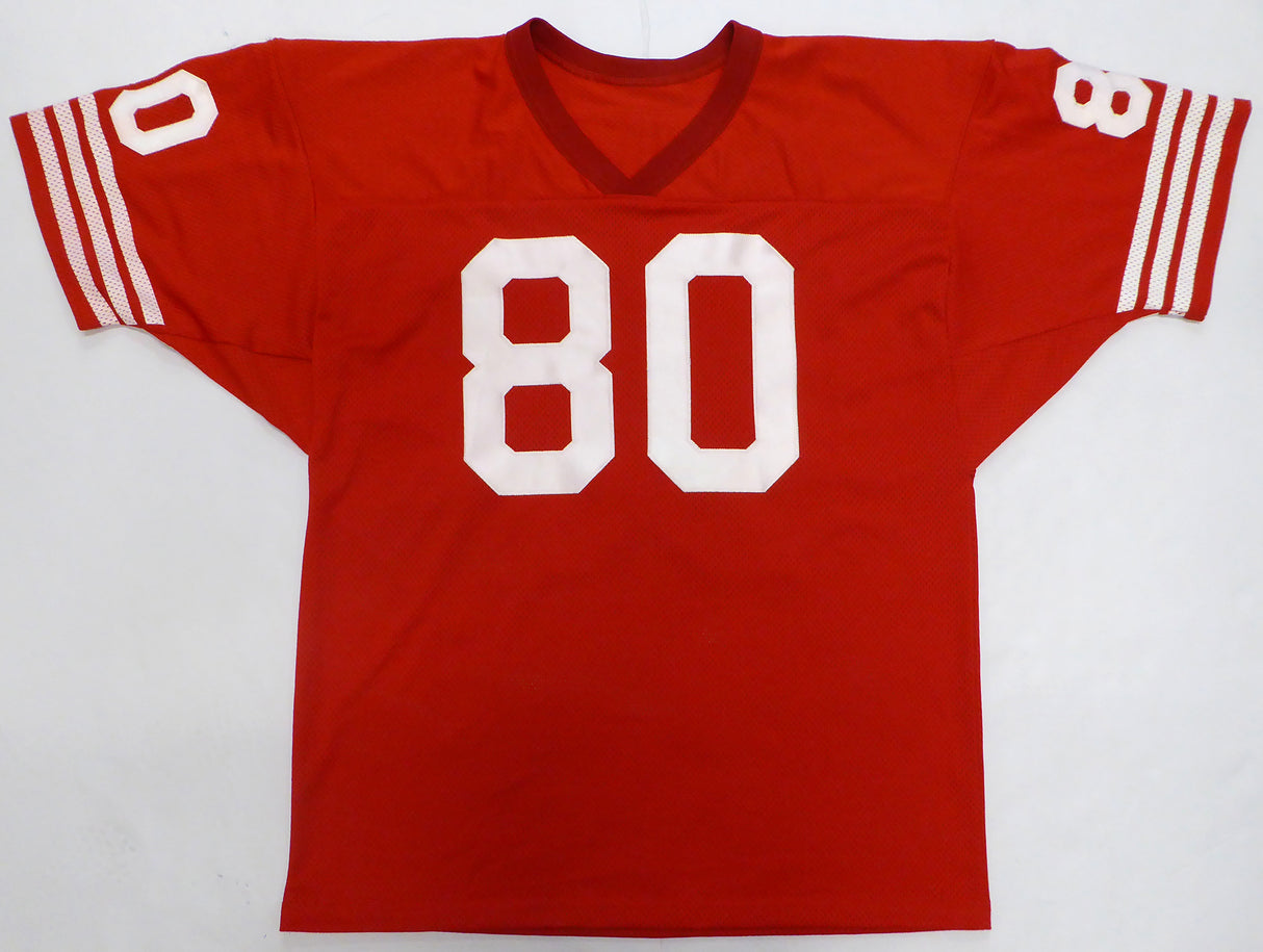 San Francisco 49ers Jerry Rice Autographed Red Jersey PSA/DNA #D99006