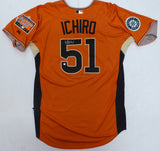 Seattle Mariners Ichiro Suzuki Autographed 2007 All Star Orange Authentic Cool Base Majestic Jersey IS Holo SKU #241614