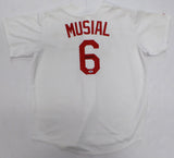 St. Louis Cardinals Stan Musial Autographed White Majestic Jersey PSA/DNA #D94159