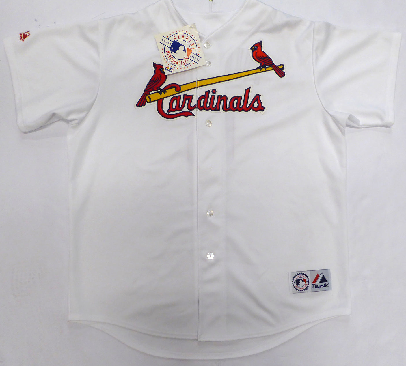 St. Louis Cardinals Stan Musial Autographed White Majestic Jersey PSA/DNA #D94159