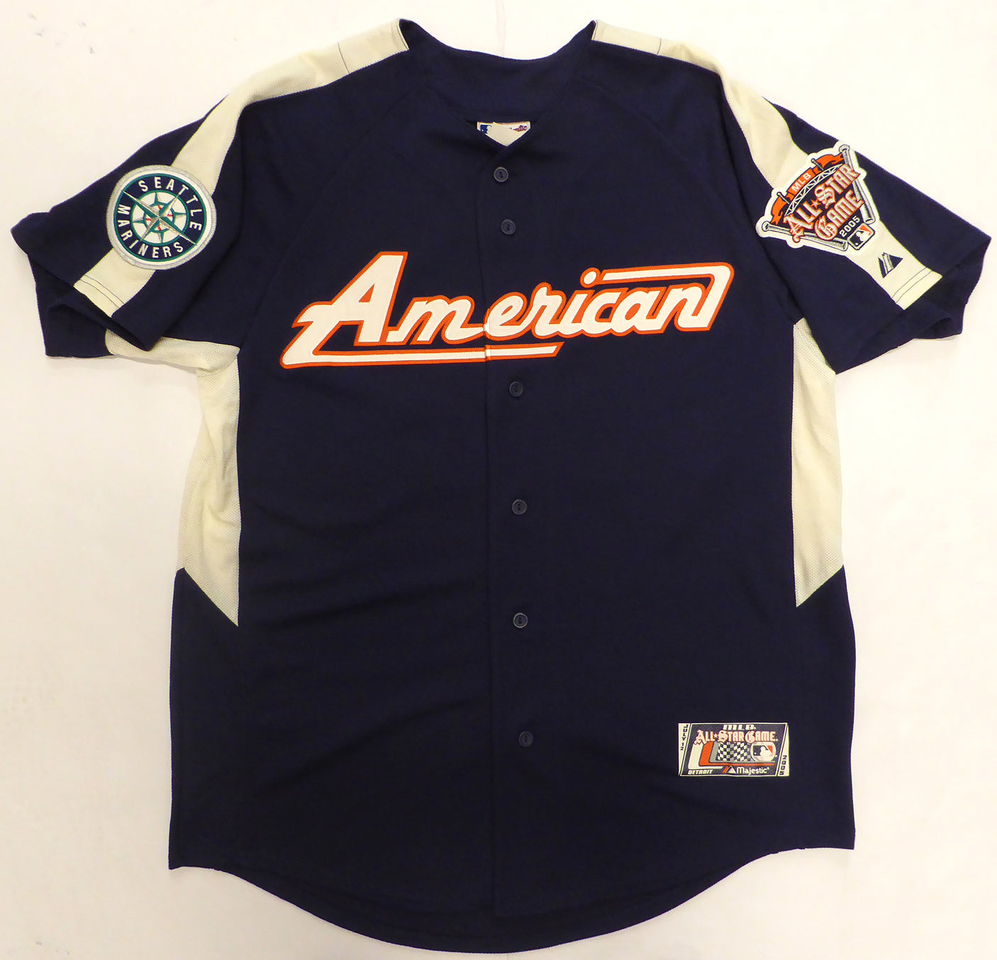 Seattle Mariners Ichiro Suzuki Autographed 2005 All Star Blue Majestic Jersey IS Holo SKU #241617