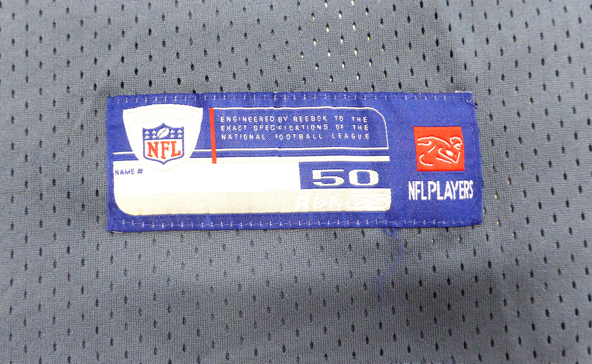 Seattle Seahawks Lofa Tatupu Autographed Blue Reebok Jersey MCS Holo #88482
