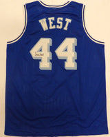 Los Angeles Lakers Jerry West Autographed Blue Jersey JSA #WIT373377