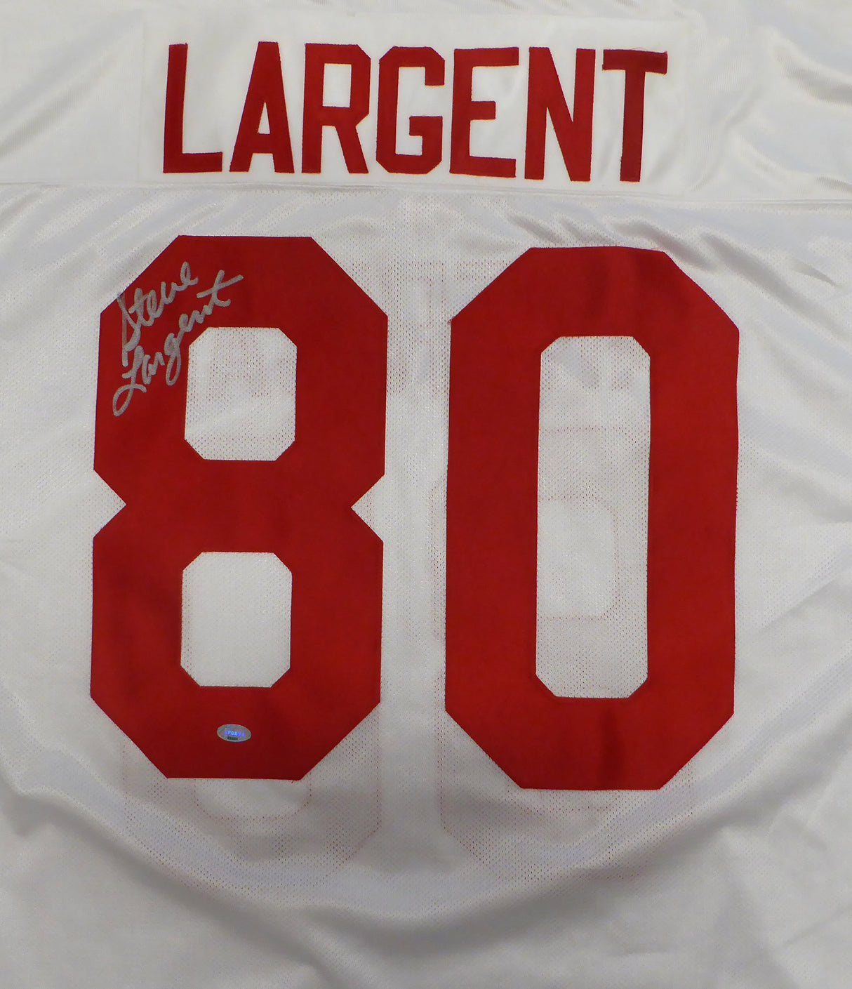 Seattle Seahawks Steve Largent Autographed Pro Bowl White Jersey MCS Holo #88494