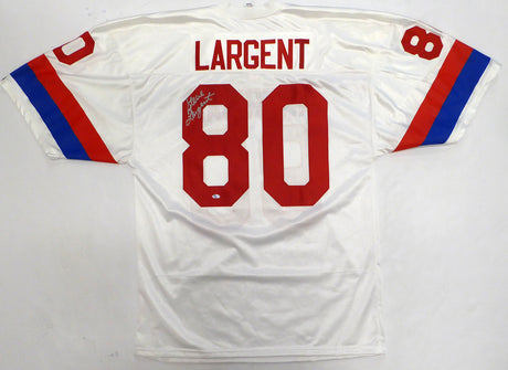 Seattle Seahawks Steve Largent Autographed Pro Bowl White Jersey MCS Holo #88494