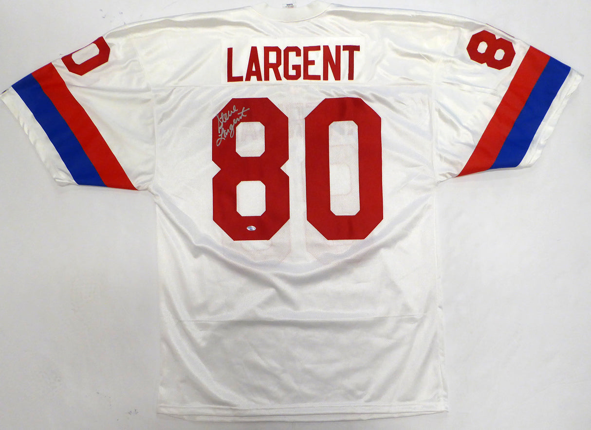 Seattle Seahawks Steve Largent Autographed Pro Bowl White Jersey MCS Holo #88494