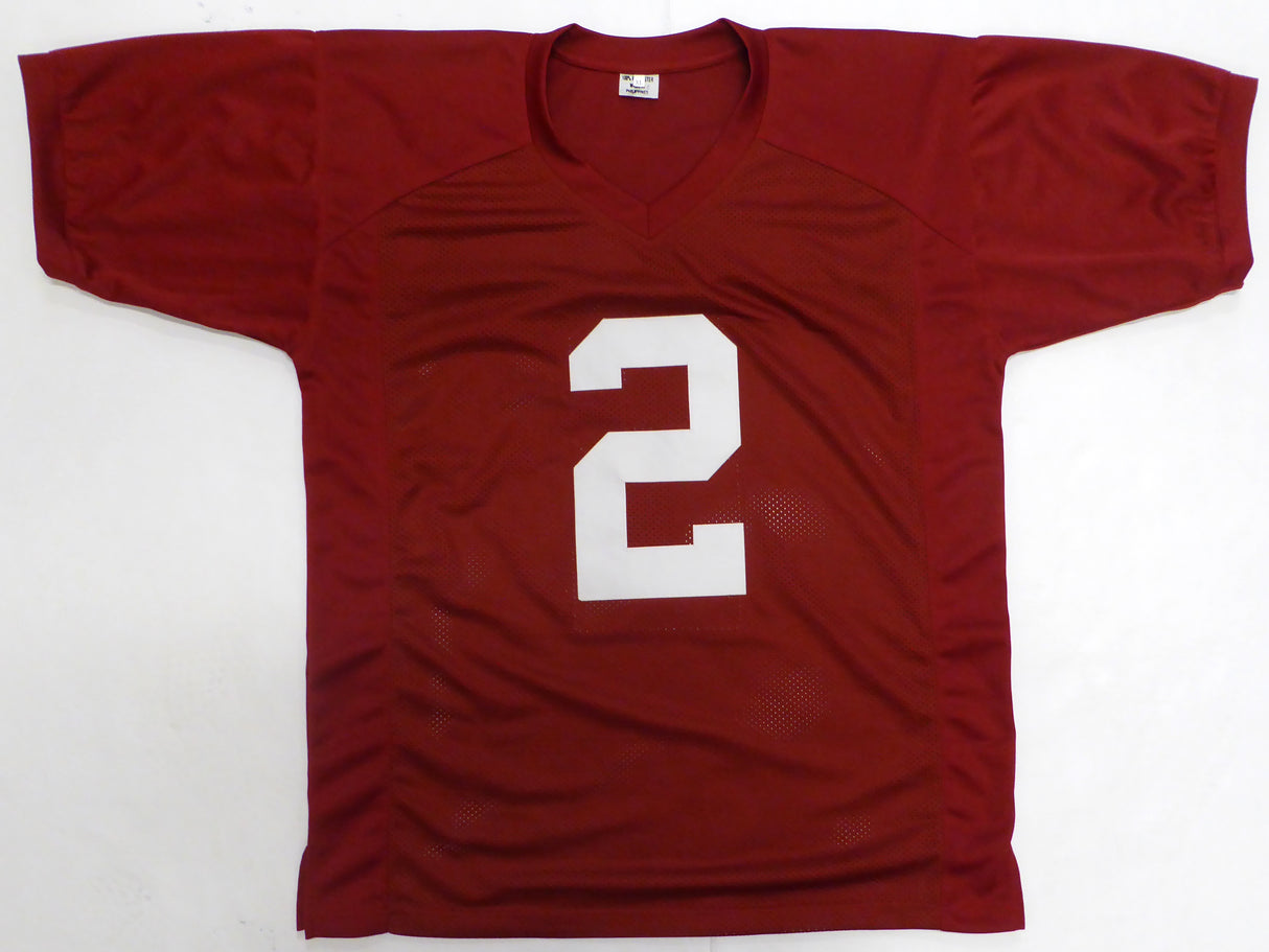 Alabama Crimson Tide Derrick Henry Autographed Maroon Jersey "15 Heisman" Beckett BAS QR #1W562874