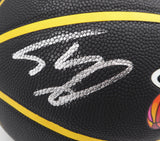 Shaquille Shaq O'Neal Autographed 75th Anniversary City Edition Basketball Miami Heat (Smudged) Beckett BAS Witness QR #W169230