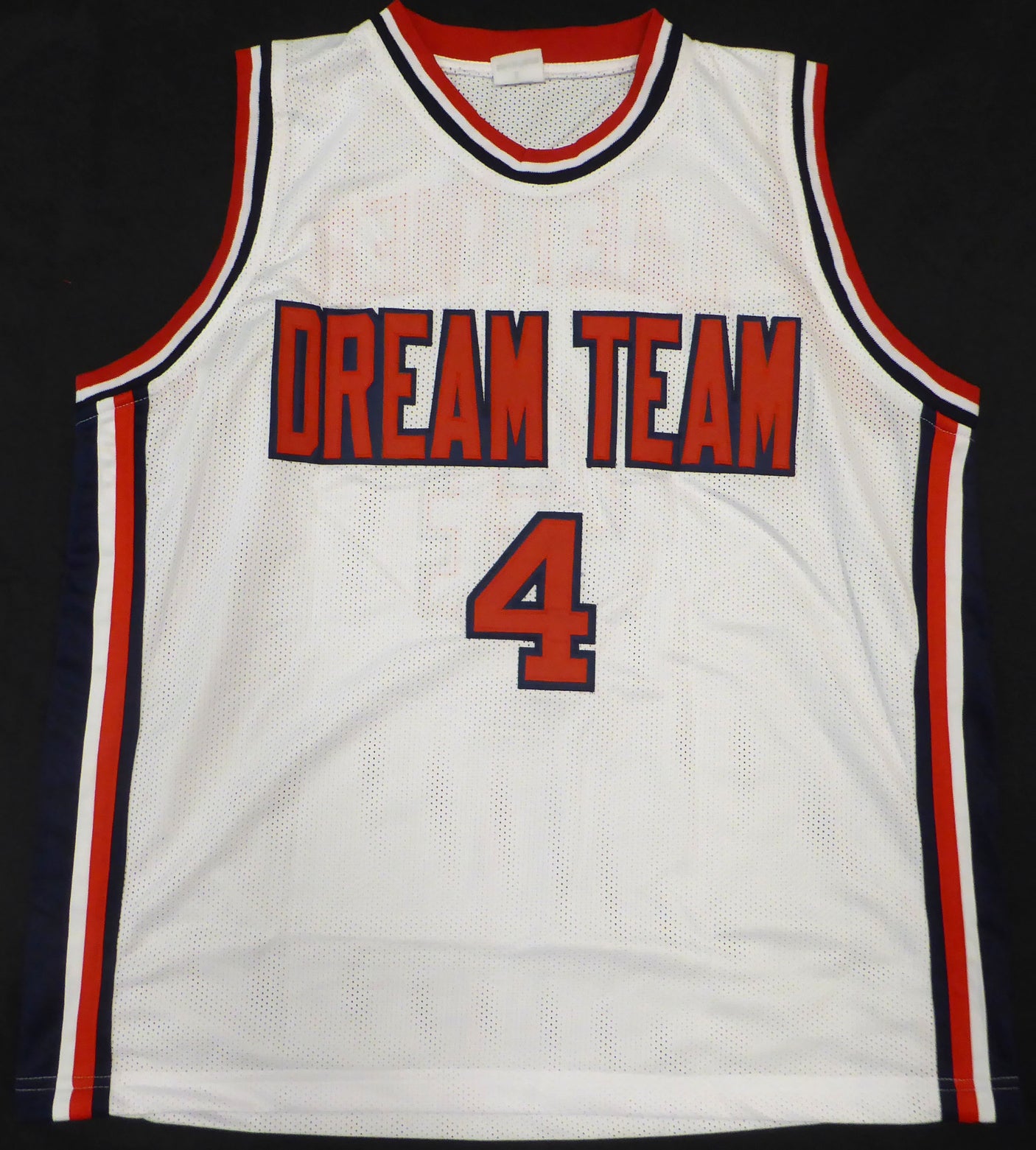 Team USA Christian Laettner Autographed White Jersey JSA #WIT755633