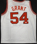 Chicago Bulls Horace Grant Autographed White Jersey "4X Champ" JSA #WIT761516