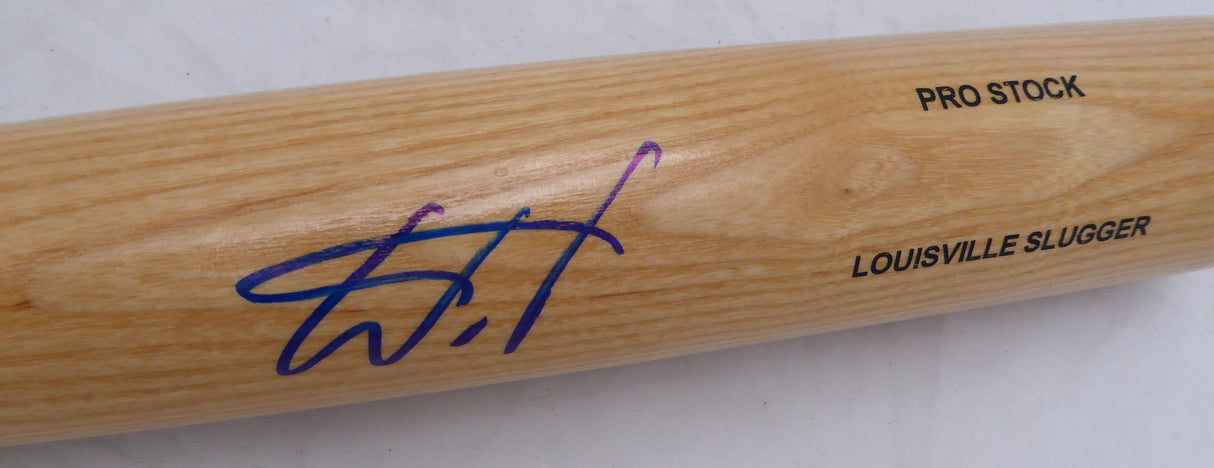 Wander Franco Autographed Louisville Slugger Bat Tampa Bay Rays JSA #AJ32501