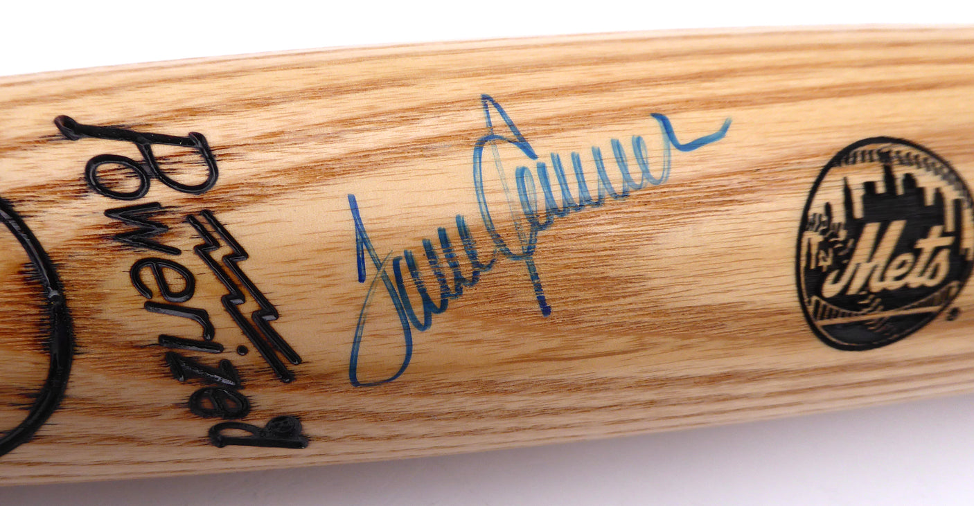 Tom Seaver Autographed Louisville Slugger 1969 World Champions Bat New York Mets Beckett BAS QR #BM37136
