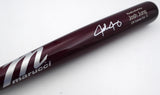 Josh Jung Autographed Marucci Player Model Bat Texas Rangers Beckett BAS QR #1W197420