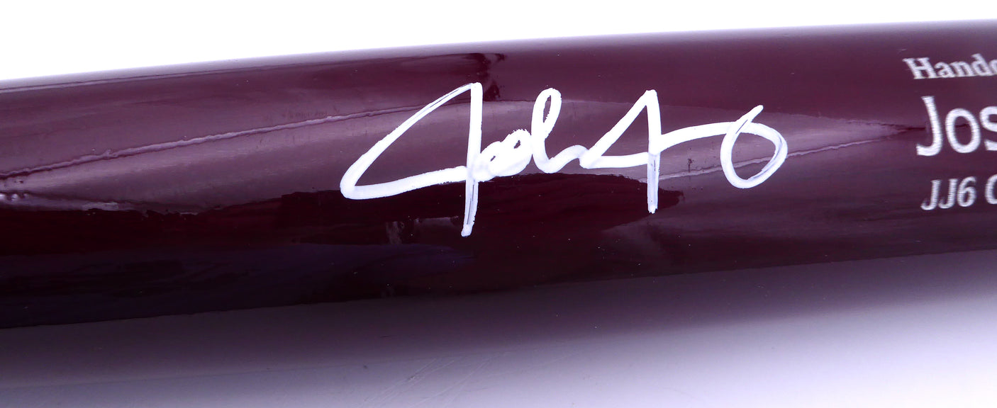 Josh Jung Autographed Marucci Player Model Bat Texas Rangers Beckett BAS QR #1W197420