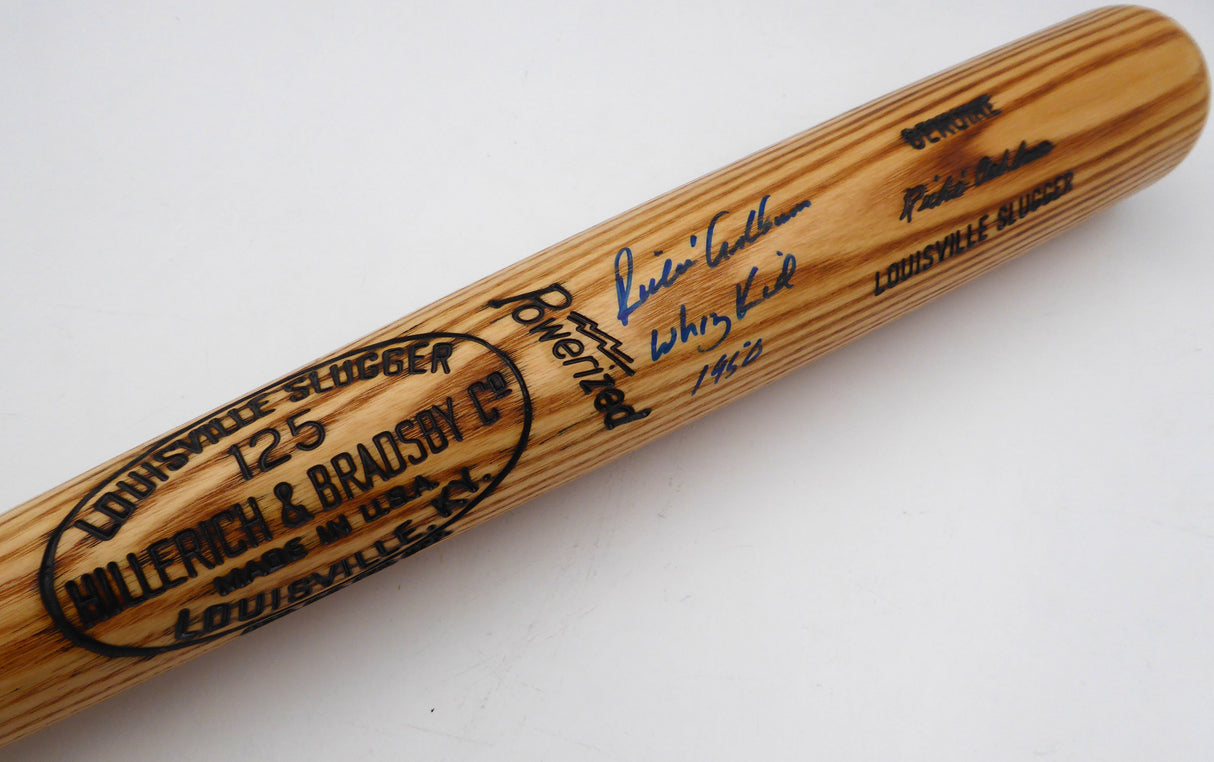 Richie Ashburn Autographed Louisville Slugger Bat Philadelphia Phillies "Whiz Kid 1950" JSA #AK98017
