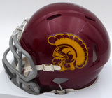 Caleb Williams Autographed USC Trojans Speed Mini Helmet (Smudged) Fanatics Holo #GD53524558