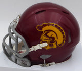 Caleb Williams Autographed USC Trojans Speed Mini Helmet (Smudged) Fanatics Holo #GD53524563