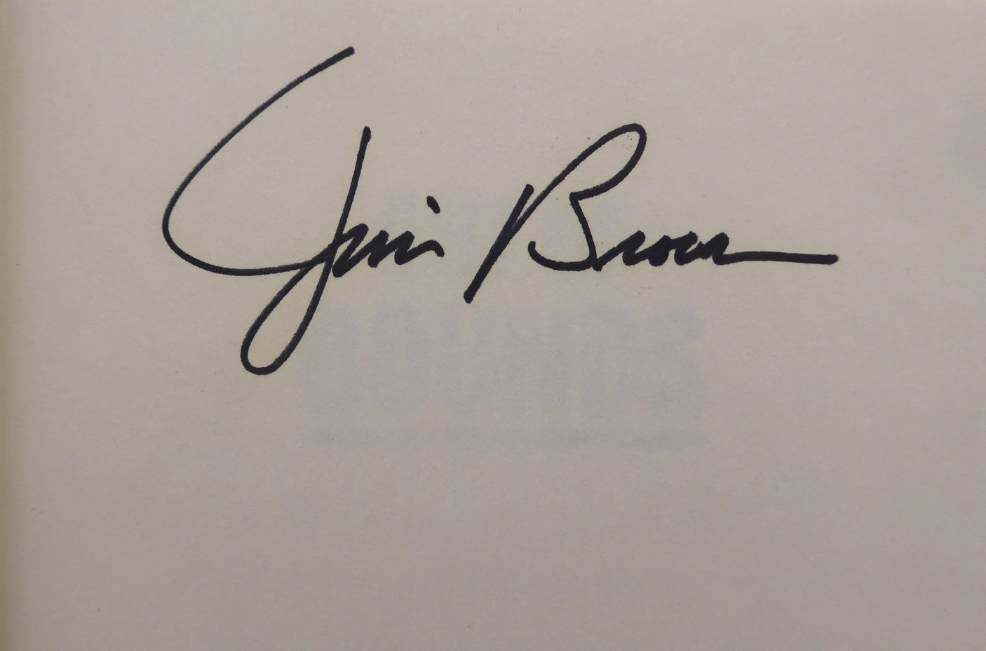 Jim Brown Autographed Book Cleveland Browns Beckett BAS #AC85220