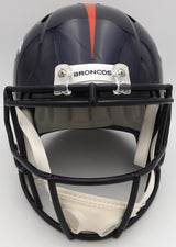 Russell Wilson Autographed Blue Full Size Replica Helmet Denver Broncos Fanatics Holo #DQ16478460