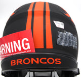 Russell Wilson Autographed Black Eclipse Full Size Authentic Helmet Denver Broncos "Let's Ride" Fanatics Holo #DQ16478409
