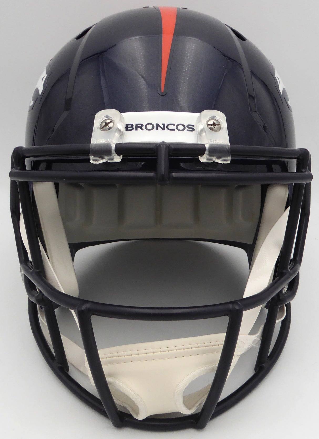 Russell Wilson Autographed Blue Full Size Replica Helmet Denver Broncos Fanatics Holo #DQ16478452