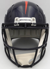 Russell Wilson Autographed Blue Full Size Replica Helmet Denver Broncos Fanatics Holo #DQ16478452