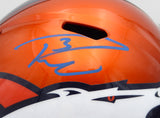 Russell Wilson Autographed Orange Flash Full Size Replica Helmet Denver Broncos Fanatics Holo #QL84418437