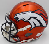 Russell Wilson Autographed Orange Flash Full Size Replica Helmet Denver Broncos Fanatics Holo #QL84418437