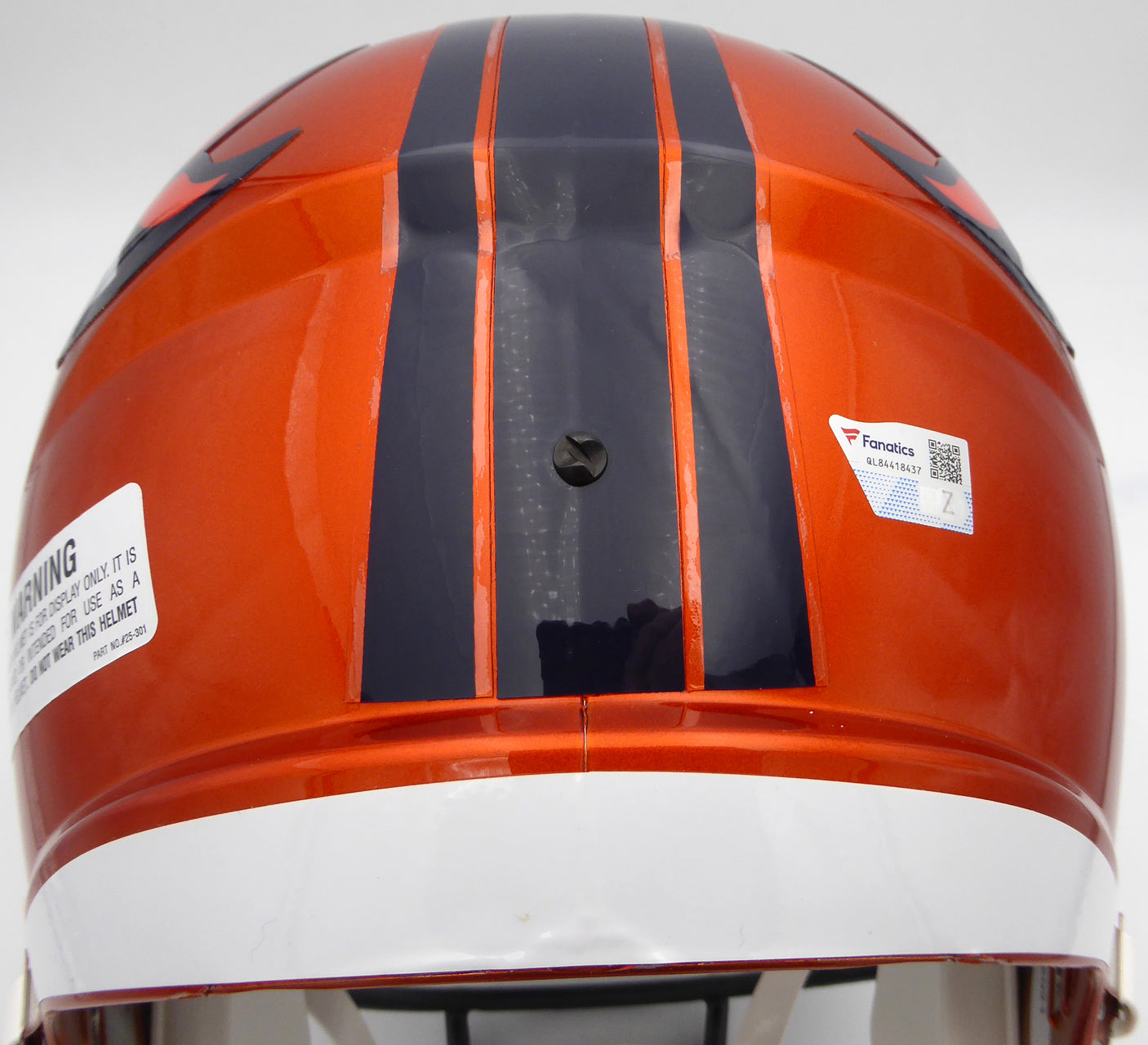 Russell Wilson Autographed Orange Flash Full Size Replica Helmet Denver Broncos Fanatics Holo #QL84418437