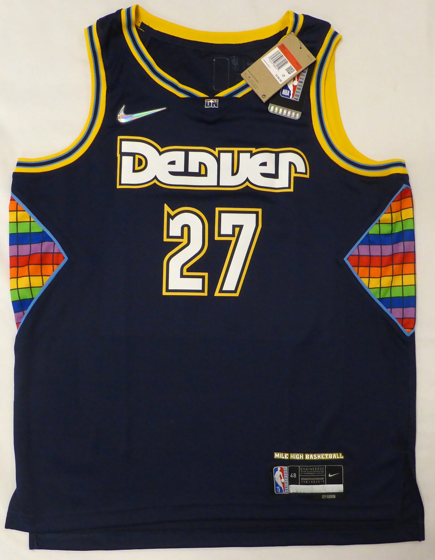 Denver Nuggets Jamal Murray Autographed Dark Blue Nike Jersey Fanatics #SV33329636