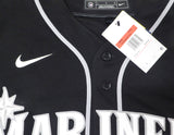 Seattle Mariners Ken Griffey Jr. Autographed Black Nike Jersey "13X AS, 10X GG, A.C.T." Beckett BAS QR #1W448996